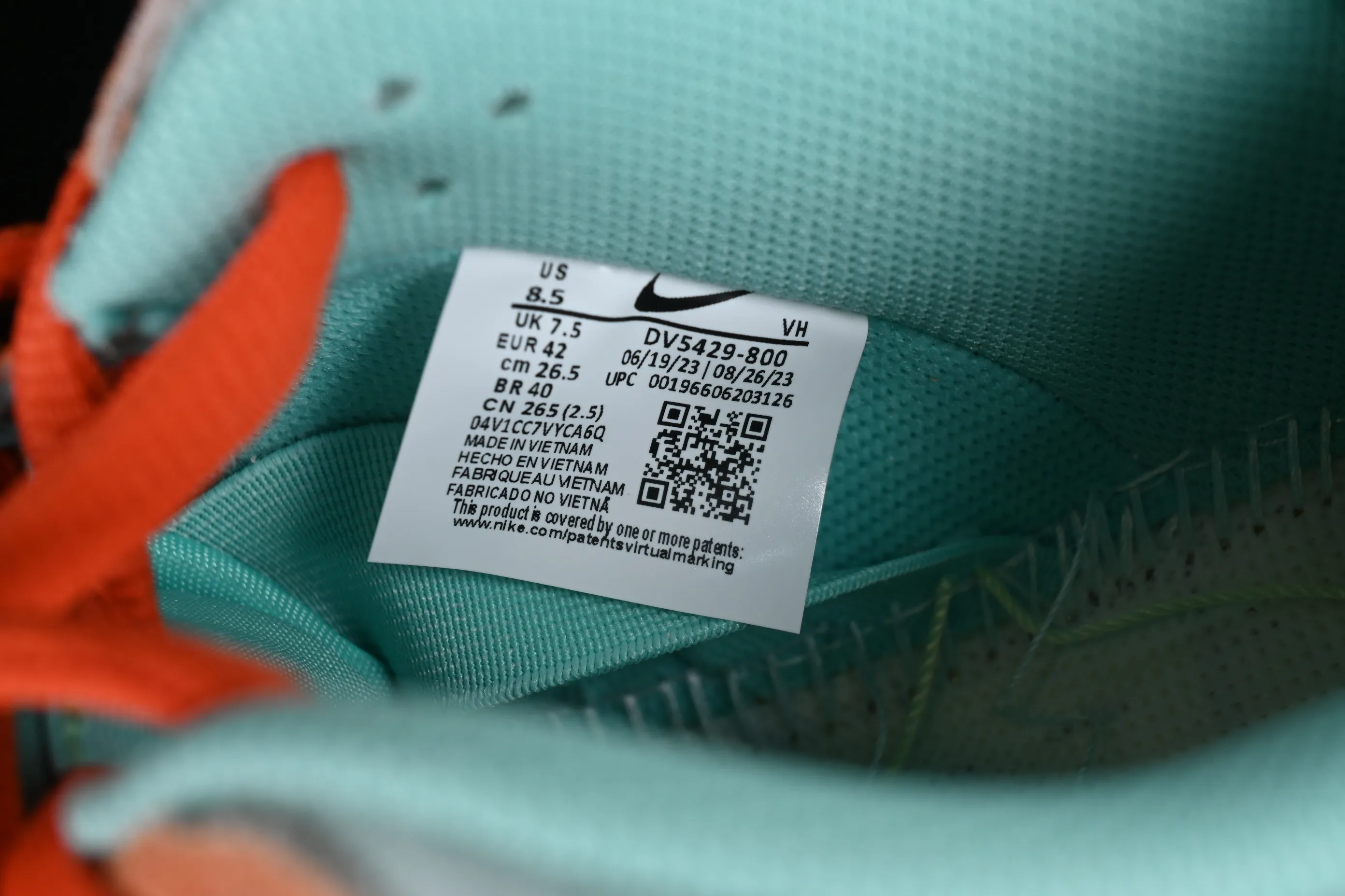 All categories Nk SB Dunk series Nk SB Dunk Low low-top sneakers K version Nk SB Dunk "Noise Aqua" tropical fruit pie Dunk series retro low-top casual skateboard shoes DV5429-800